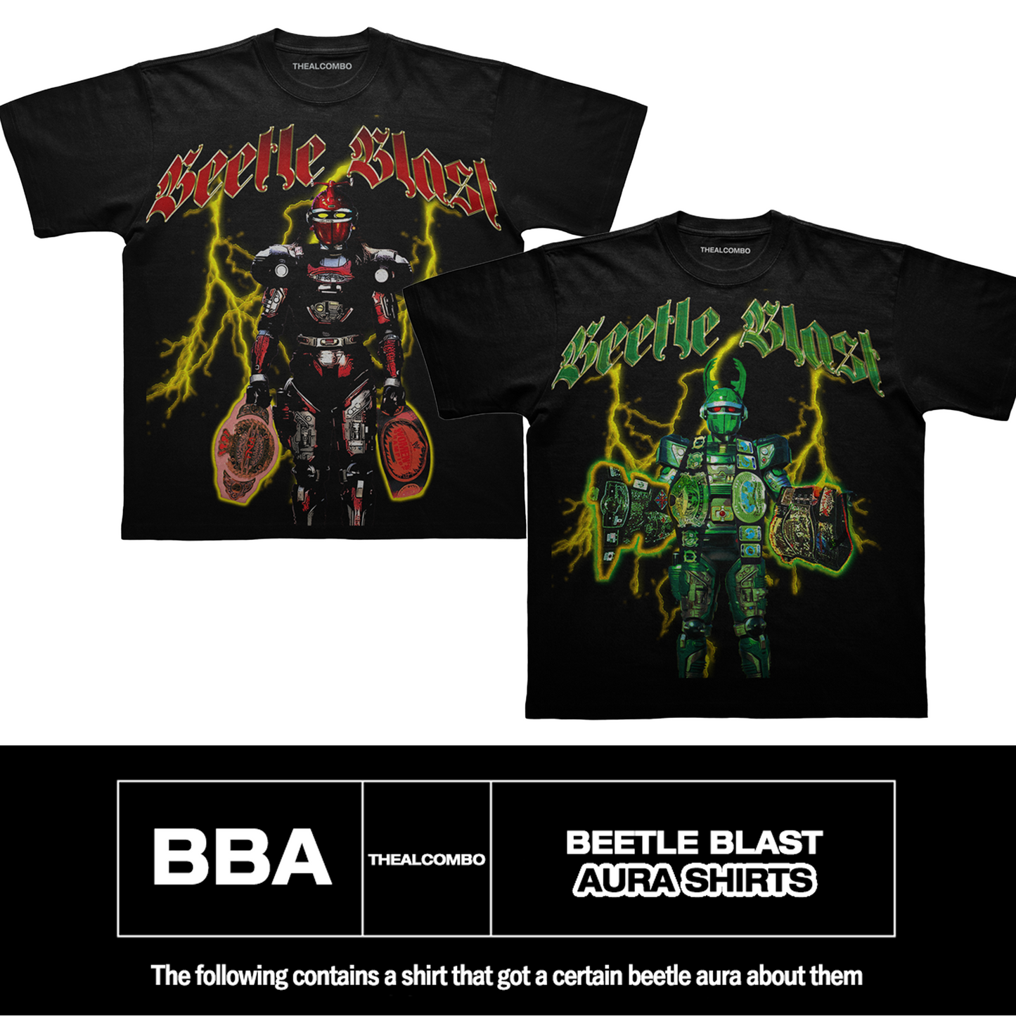Beetle Blast: Aura Shirts